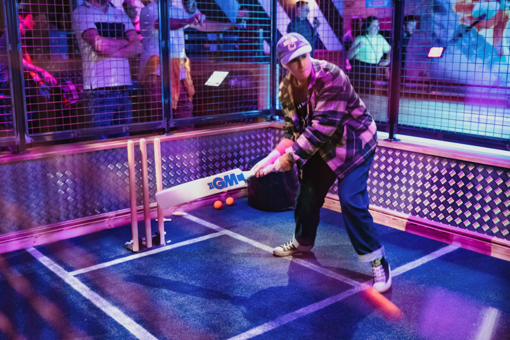 RL - THE FRIARY - CARDIFF - OPENING NIGHT - BATTING CAGE 12