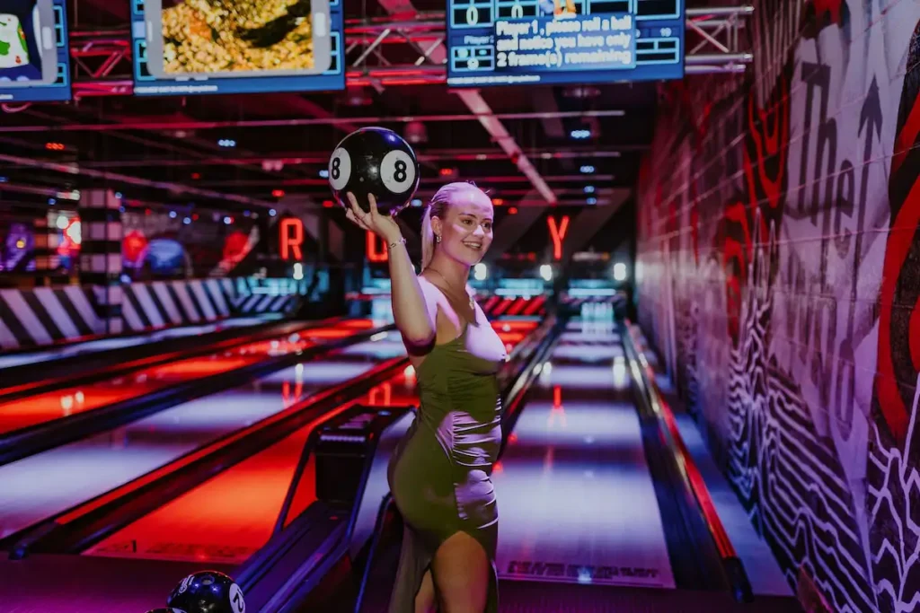 ten pin bowling at Roxy Liverpool School Lane