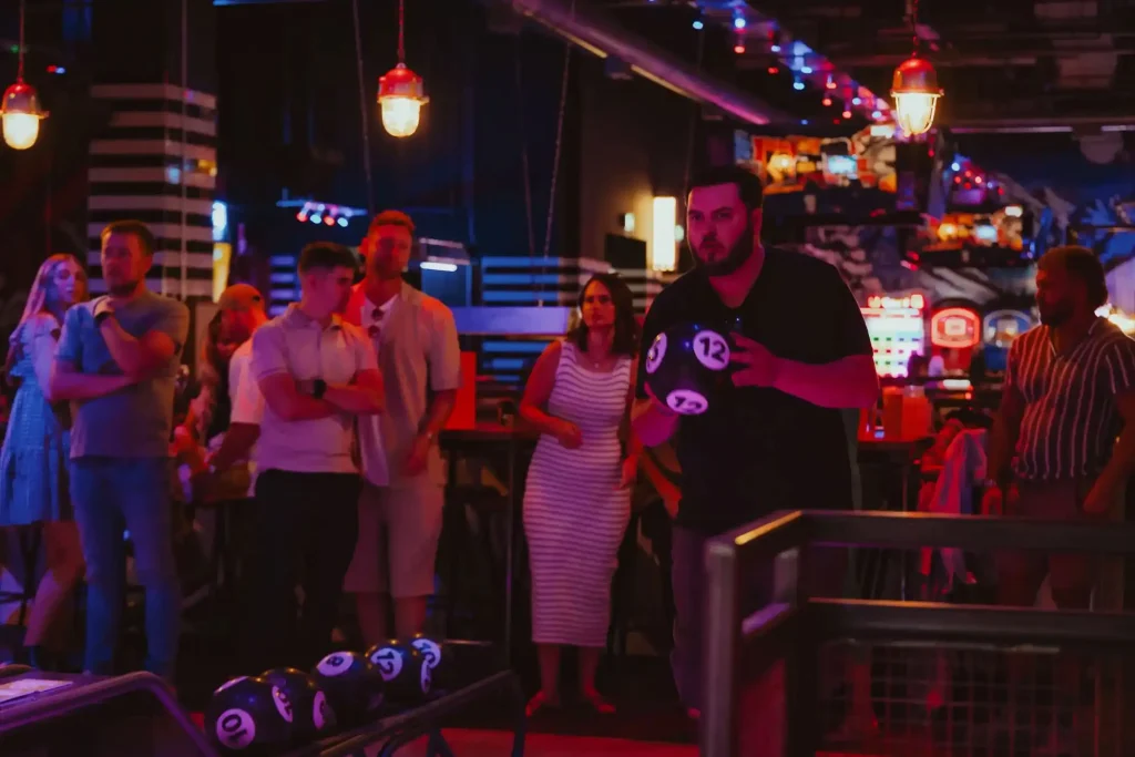 ten pin bowling at Roxy Nottingham Cornerhouse