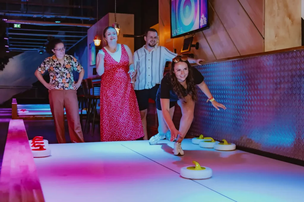 ice free curling at Roxy Nottingham Cornerhouse