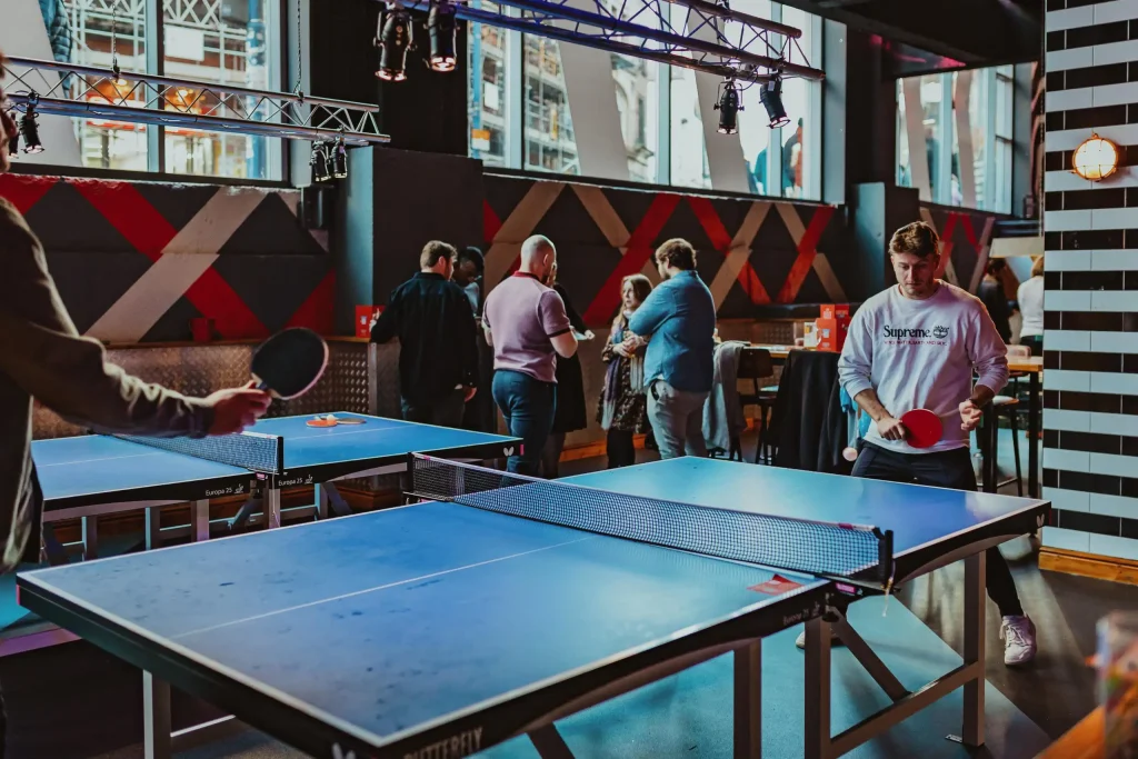 ping pong at roxy manchester arndale