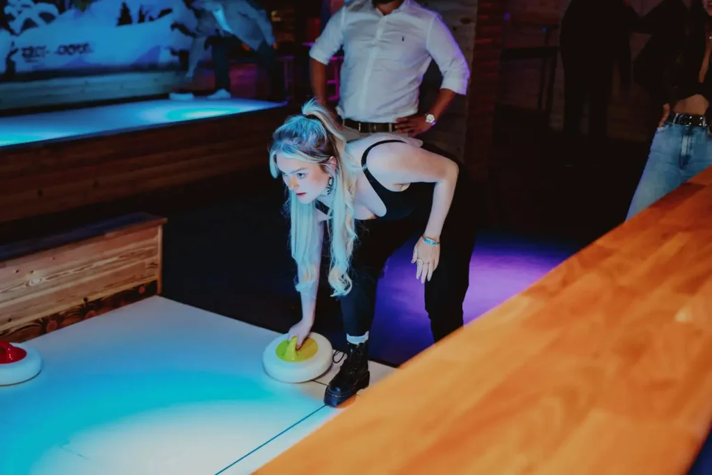 ice free curling at Roxy Manchester Deansgate