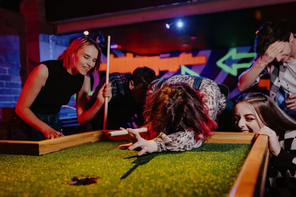 crazy pool at Roxy Nottingham Cornerhouse