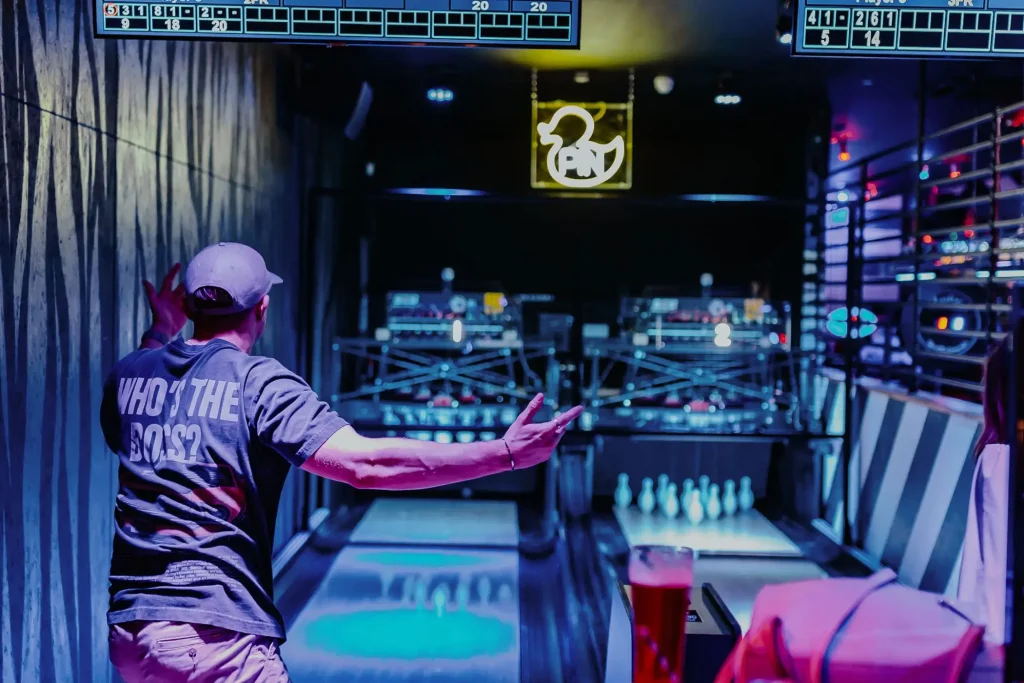 duck pin bowling at Roxy Nottingham Cornerhouse