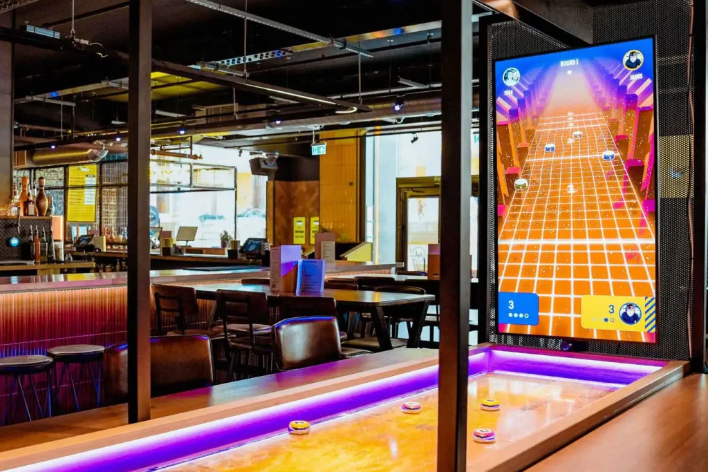 supercharged shuffleboard Roxy Deansgate, Manchester