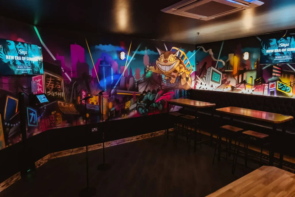 roxy cardiff the friary karaoke room 3